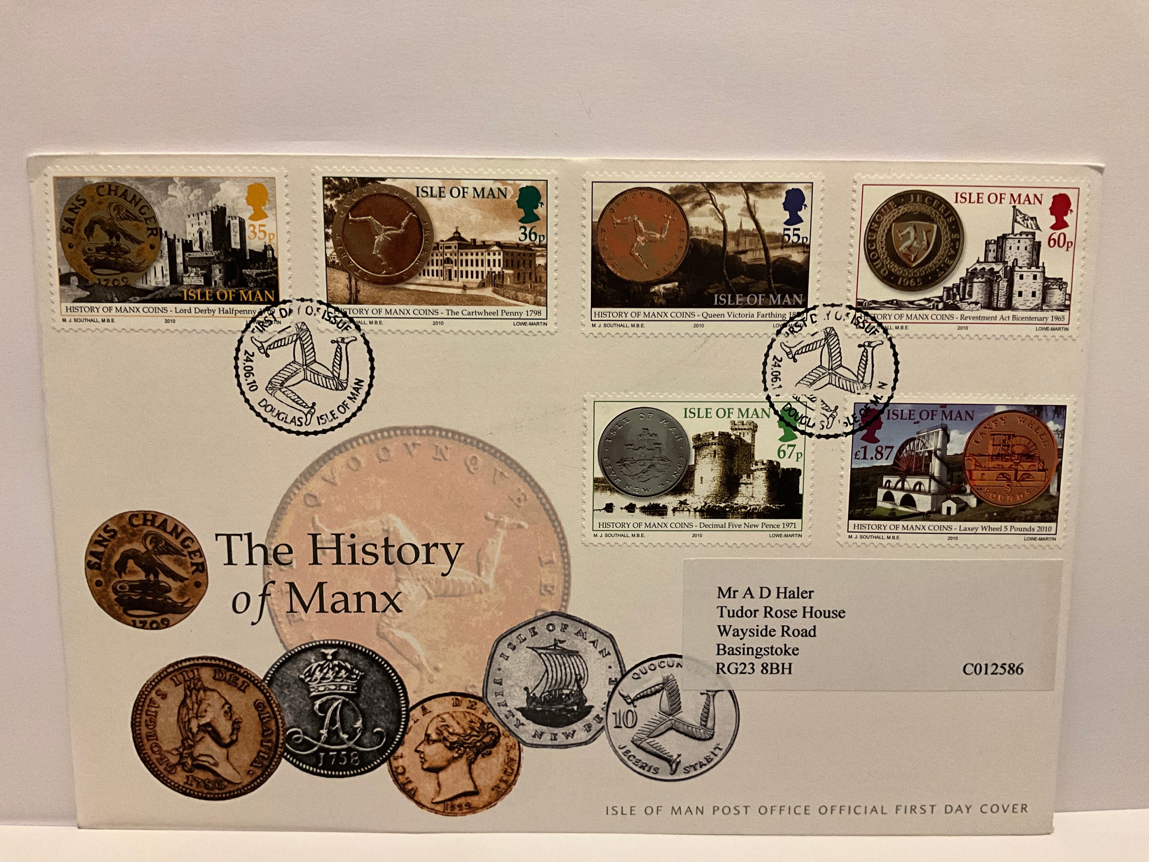 2010 Isle of Man FDC
