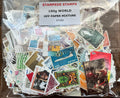 100g World Off-Paper Stamp Mixture - 800+ Stamps - Huge International Variety. Unsorted and off-paper - LOT ST103