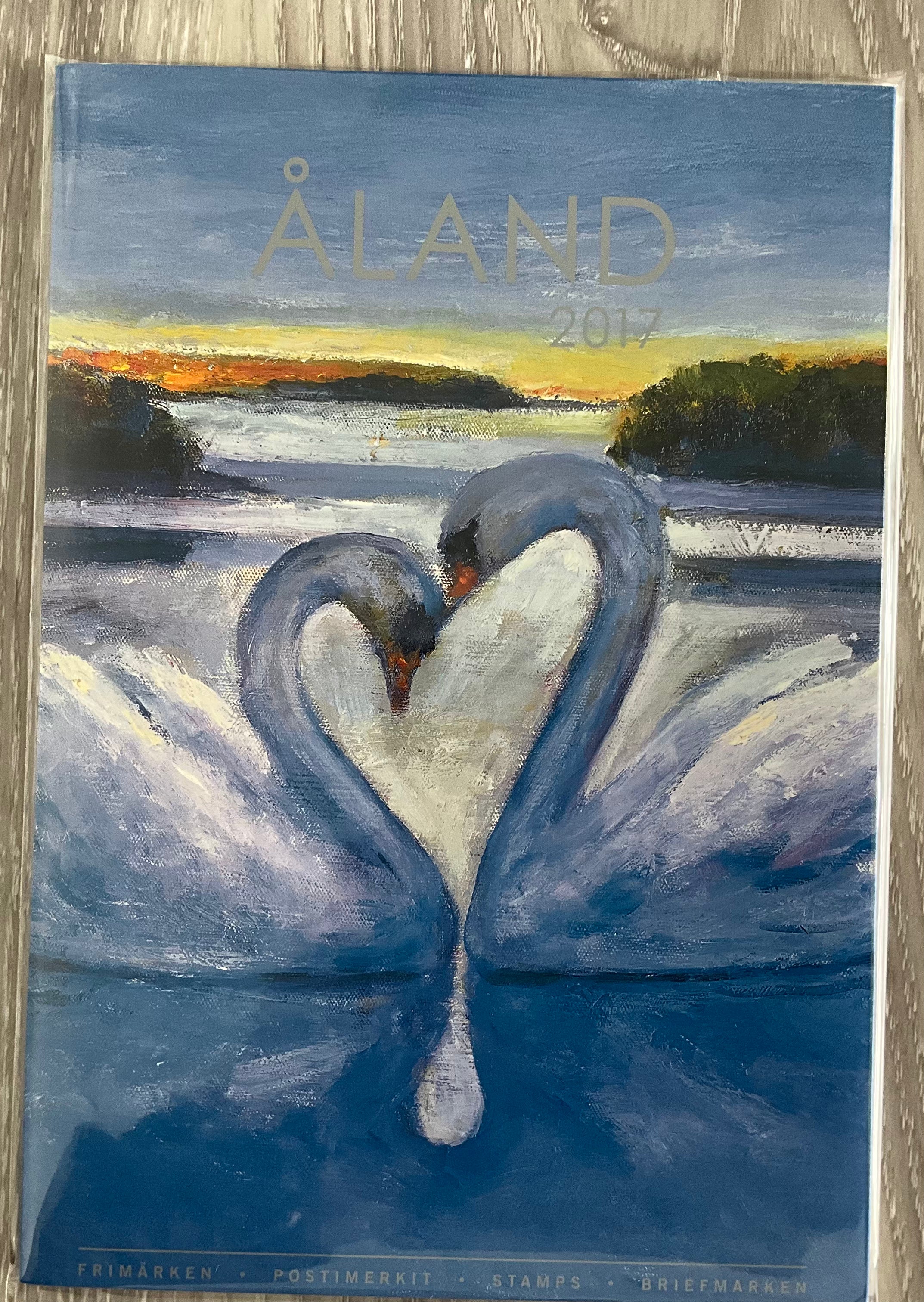 Åland 2017 Official Complete Year Pack – Mint MNH – Finland 100 Years & Swan Heart*