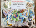135g Jersey Off-Paper Stamp Mixture - 900+ Stamps - Modern & Vintage Regionals - LOT ST533