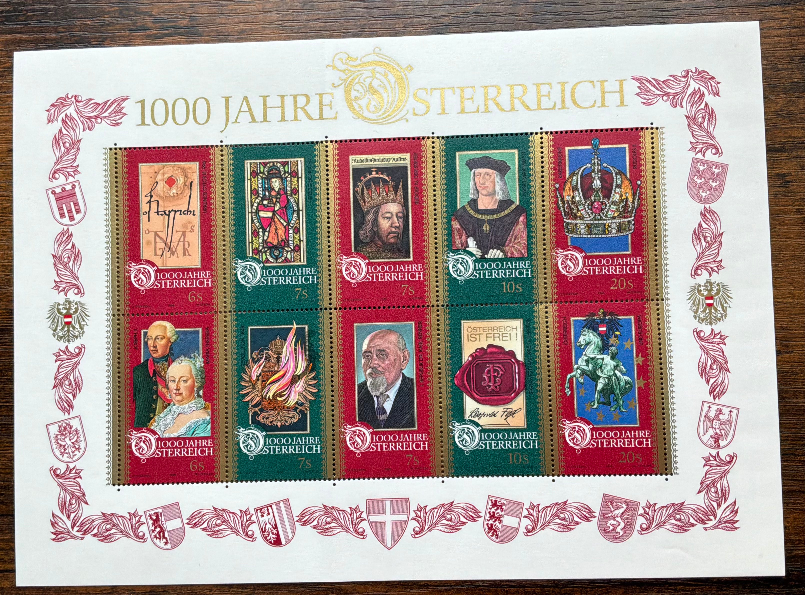 1000 Jahre Österreich" (1000 Years of Austria) (LOT E2534)