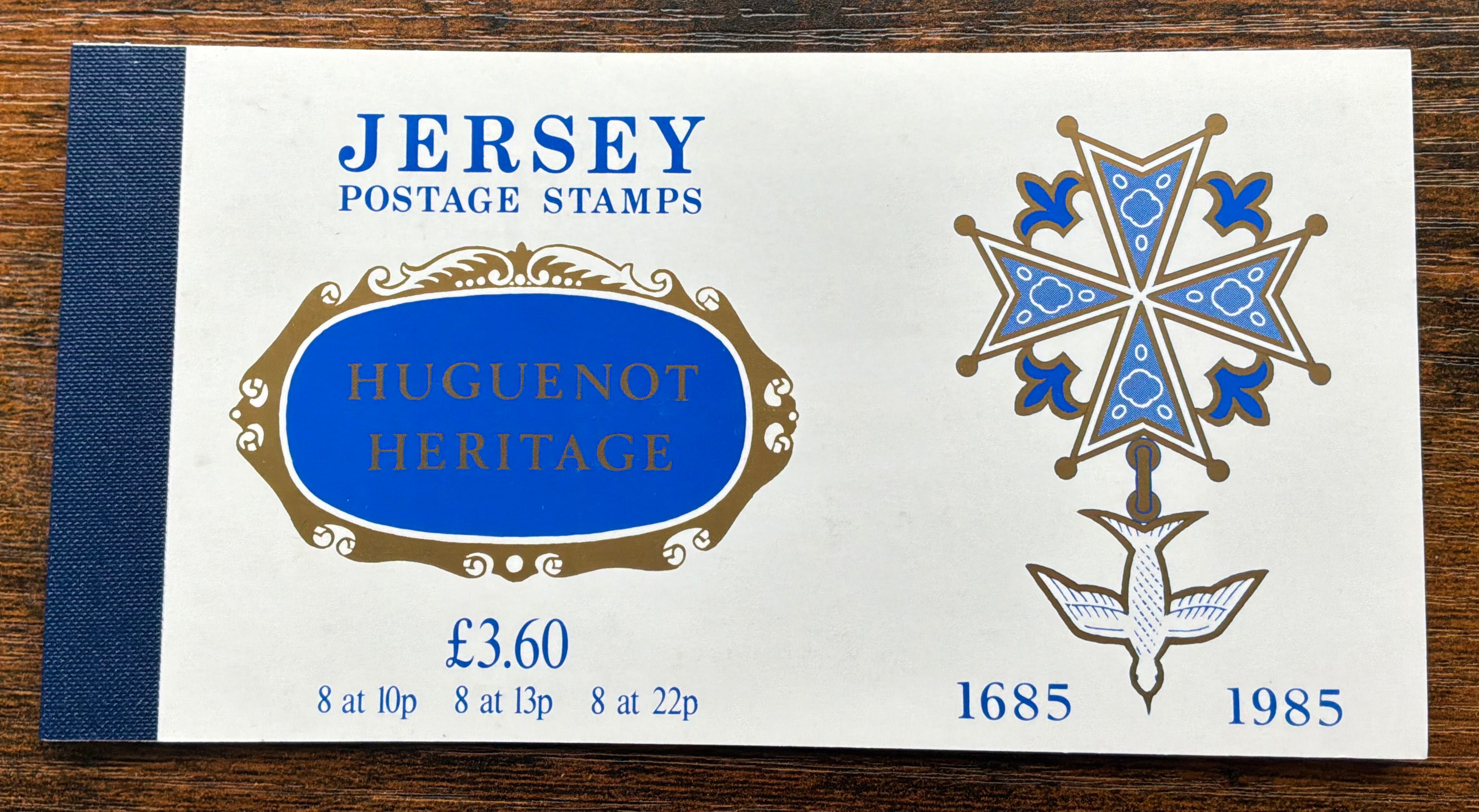 1985 Jersey Huguenot Heritage Prestige Stamp Booklet - Mint MNH - 1685-1985 (LOT F2604)