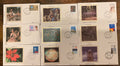 Collection of 9 New Zealand Benham Silk FDCs - 1983 Queen Elizabeth II, Kiwi, Christmas (LOT C2307)*