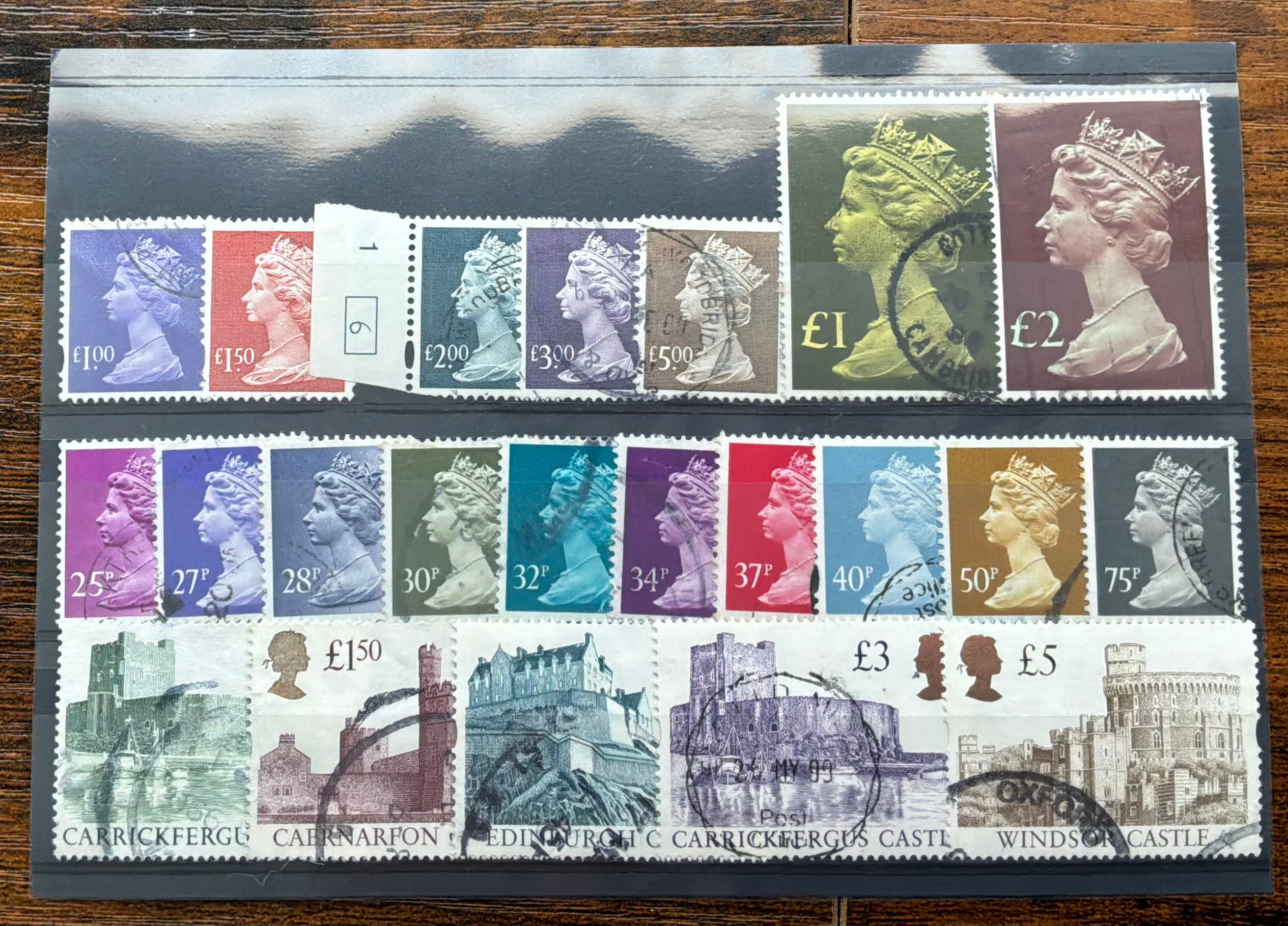 GB Machin & 1988 Castles High Value Definitive Lot - Fine Used - £1 to £5 - LOT ST620