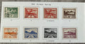 WWII Jersey German Occupation Stamp Collection - 1943 Blampied Views - Newsprint Varieties
