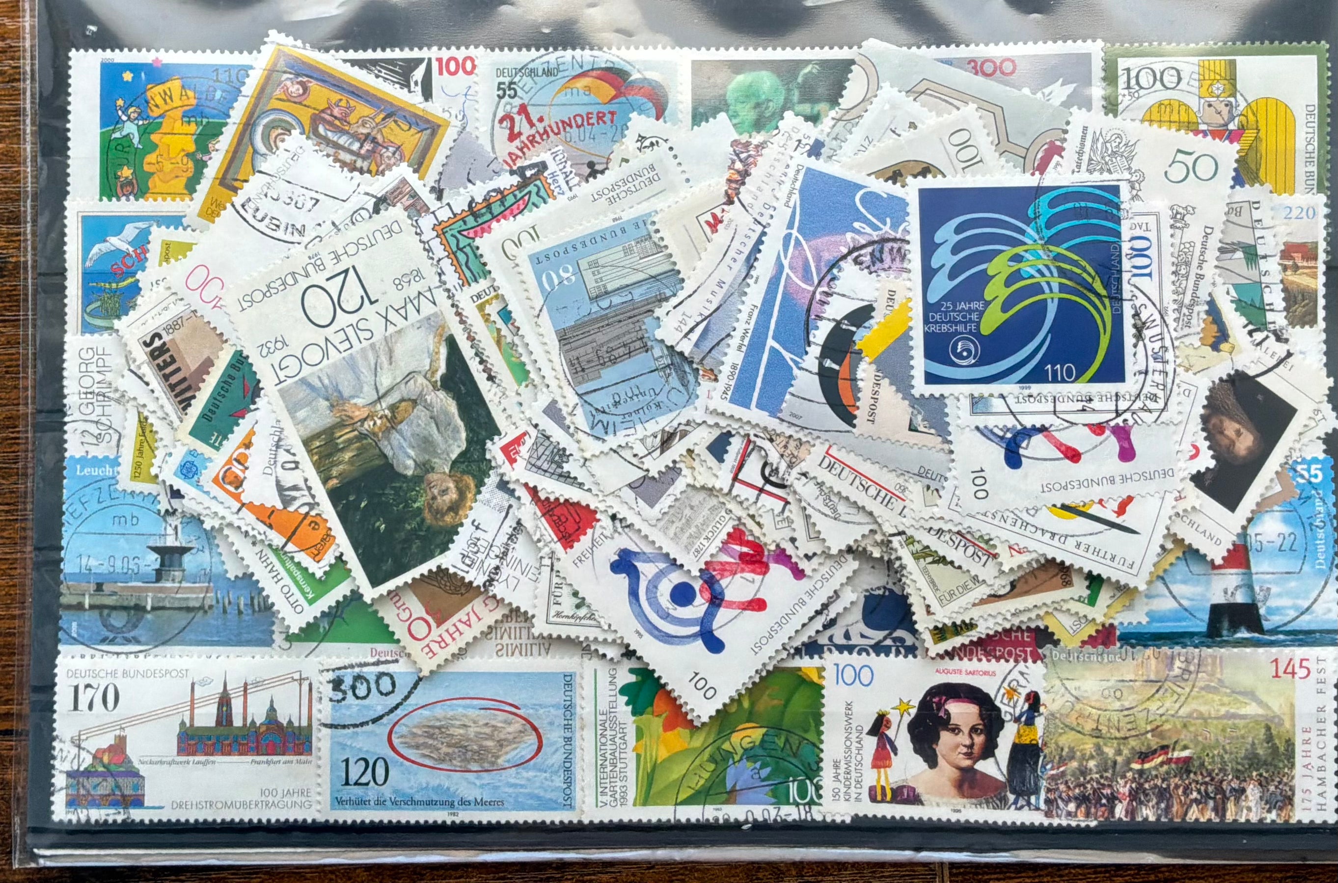 250+ Modern Germany Used Commemorative Mixture - High Variety 1980s-2000s - LOT ST622