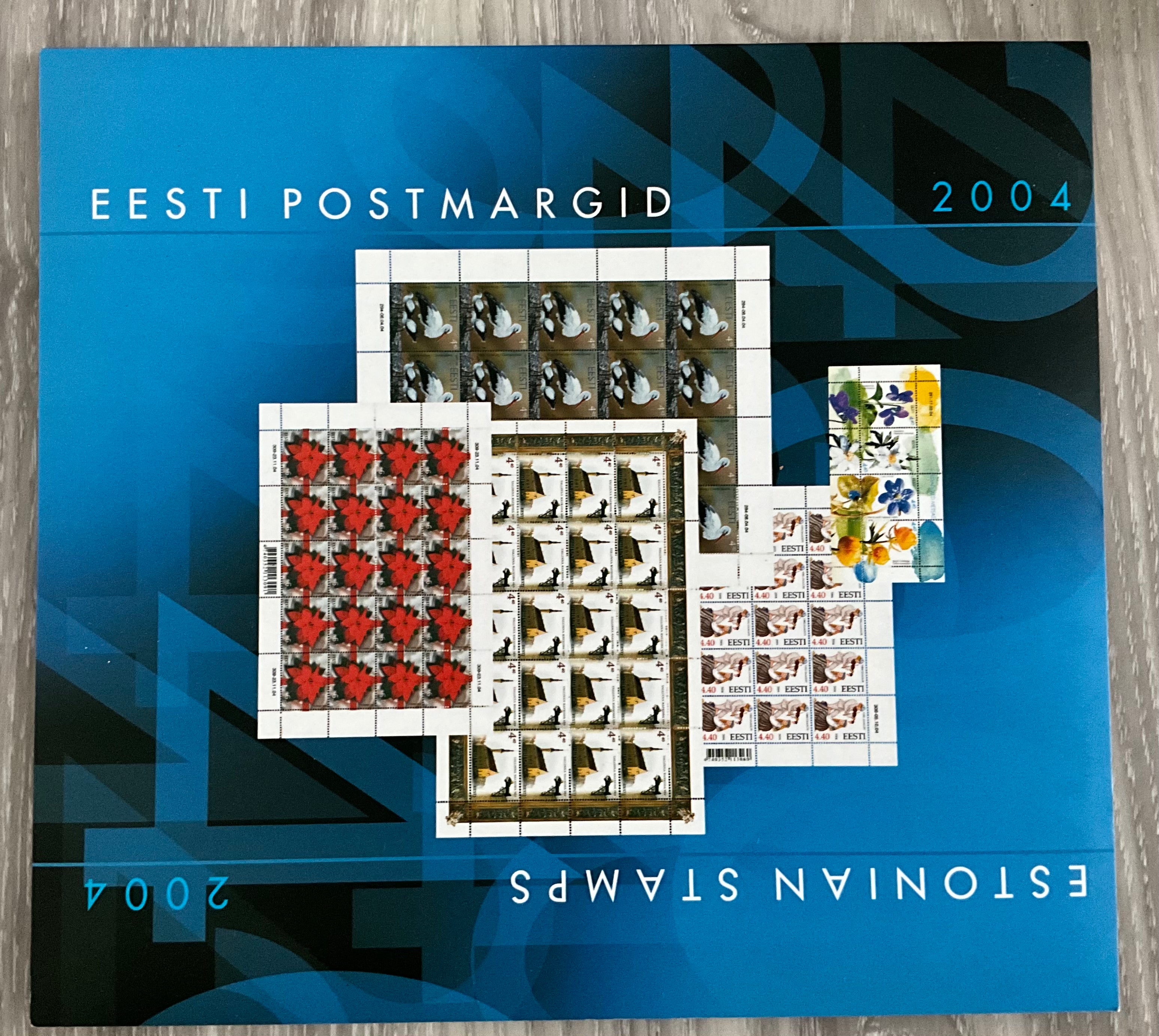 2004 Estonia (Eesti) Complete Year Pack – Mint MNH – EU Accession & White Stork