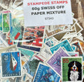60g Swiss Stamp Mixture - Off Paper - Helvetia / Switzerland Stamps - LOT ST543