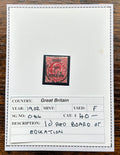 GB 1902 King Edward VII 1d Scarlet - 'Board of Education' Official Overprint - SG O84 Used (LOT G2705)
