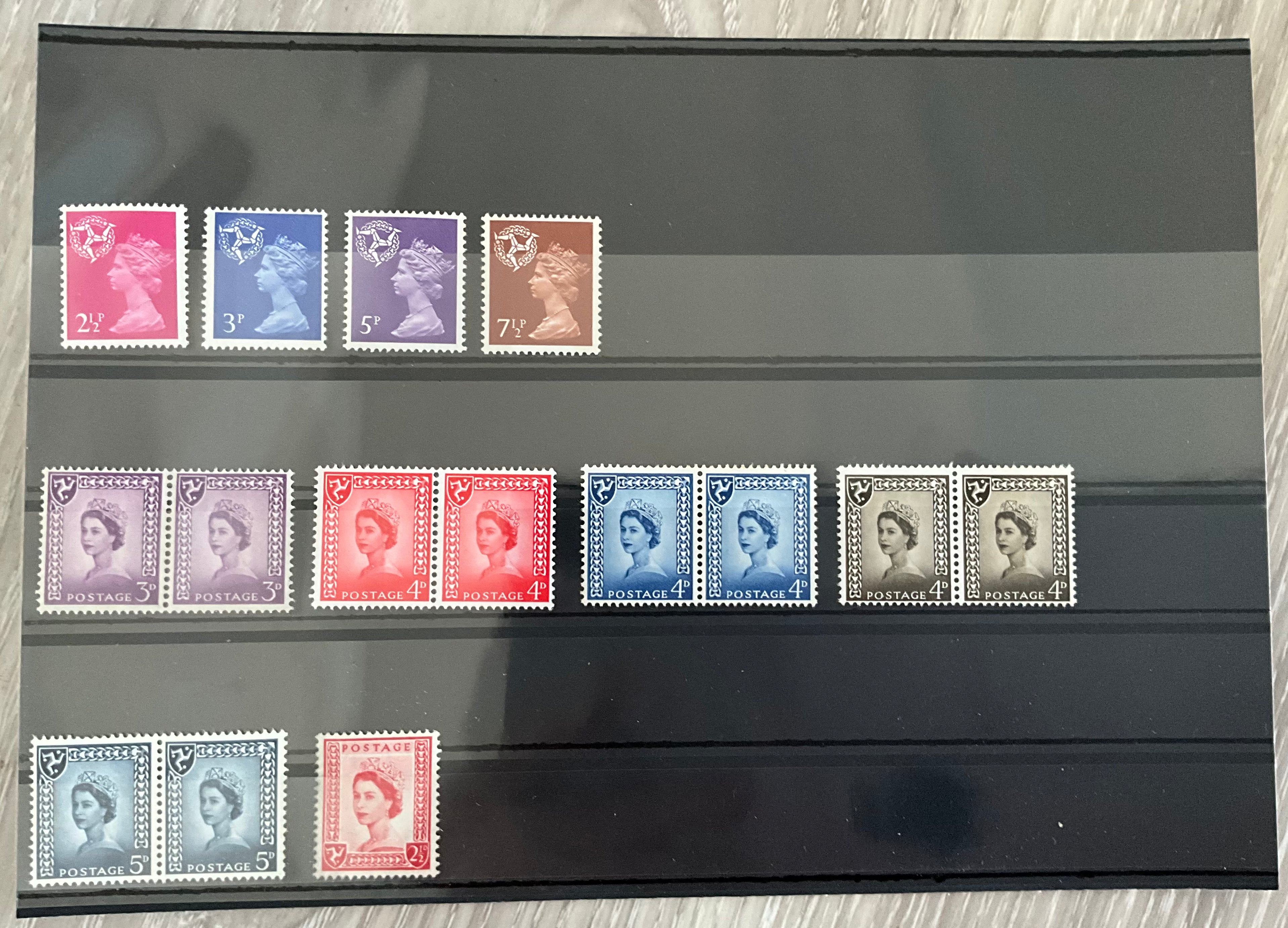 Isle of Man Regional Stamp Collection - Mint QEII - Complete Machin Set & Wildings
