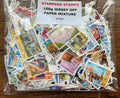 100g Jersey Off-Paper Stamp Mixture - 800+ Stamps - Modern & Vintage Regional Issues - LOT ST531