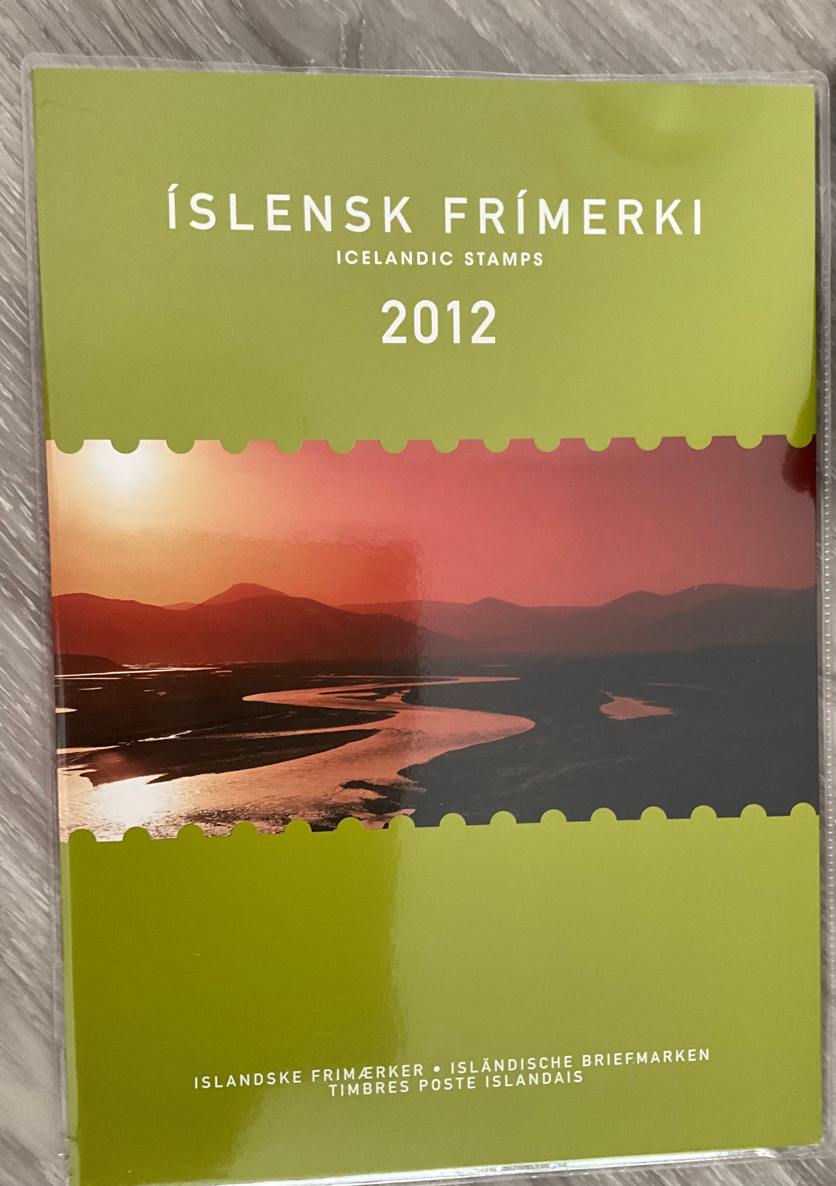 2012 Iceland Official Stamp Yearbook – Complete Annual Collection