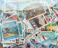 60g Guernsey (Bailiwick) Off-Paper Stamp Mix - Renoir Art & 1980s Commemoratives - LOT ST597