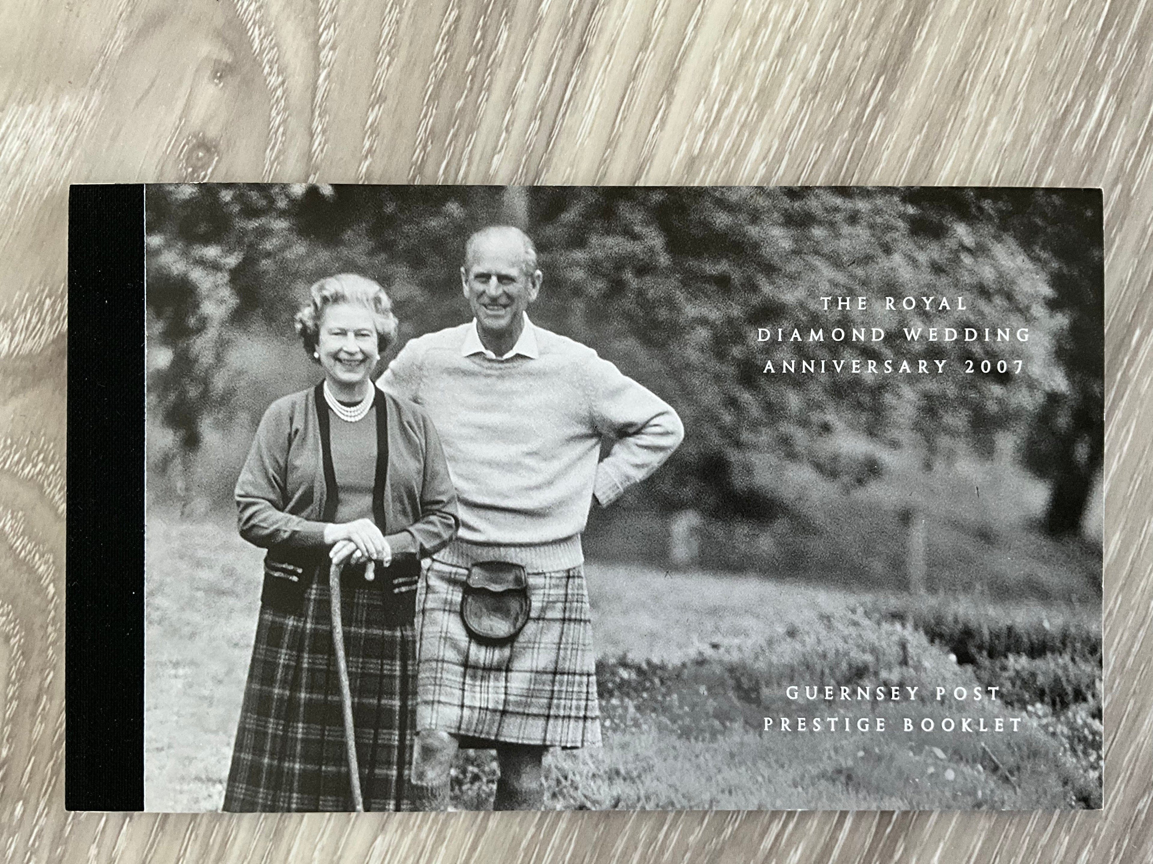 2007 Guernsey Diamond Wedding Anniversary Prestige Stamp Booklet
