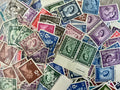 Job lot of QEII Pre-Decimal Regional Wilding Stamps - Scotland, Wales, NI, IOM - Mint & Used