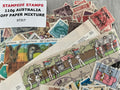 110g Australia Stamp Mixture – Off Paper Mixture, Pre-Decimal & Modern Mix - Lot ST317