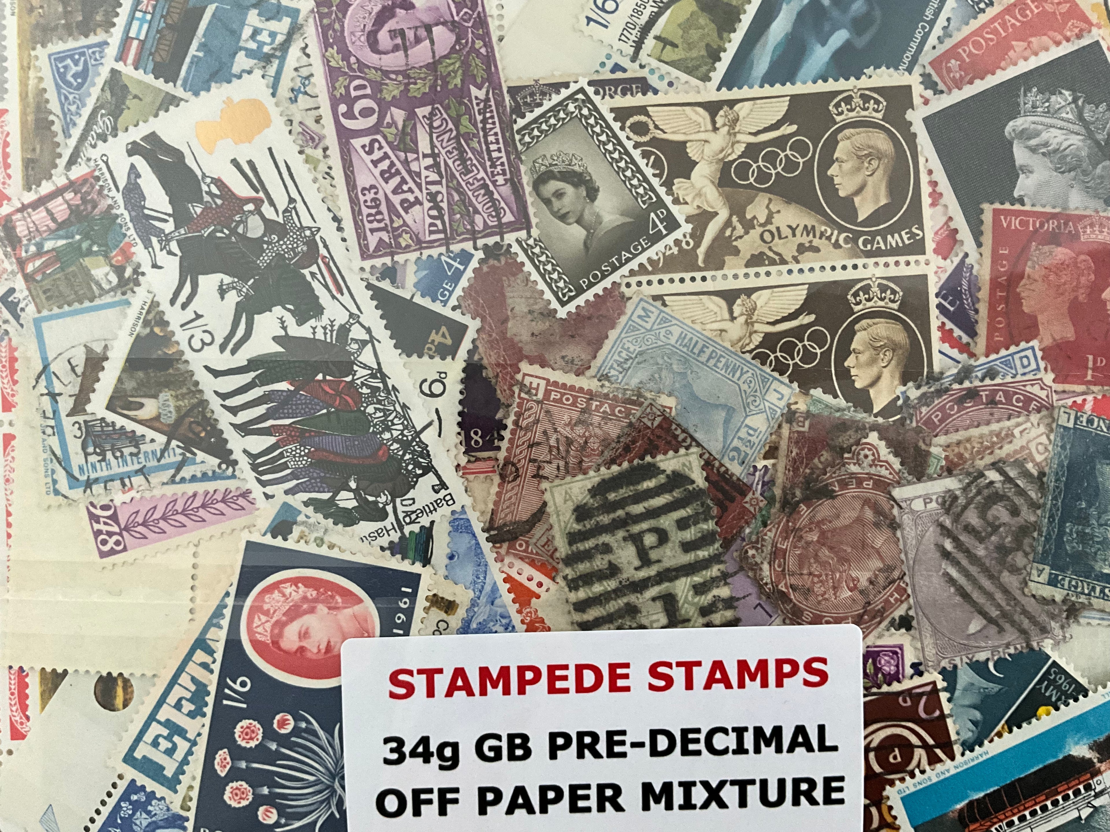 34g GB Pre-Decimal Mixture – "Old to Modern" Treasure Lot – QV to QEII - LOT ST321
