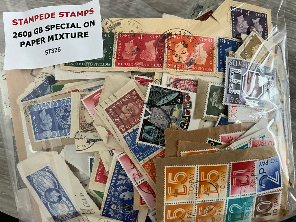 260g GB Special On & Off Stamp Mixture – Unchecked Job Lot – Victoria to 2015 - LOT ST326